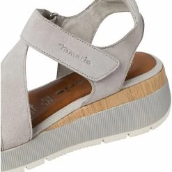 Tamaris Sandalette Keilsandaletten - Grau -CELENA-Shop 24079731 06