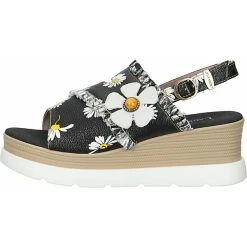 Laura Vita Sandalen Plateau-Sandaletten - Schwarz/weiß -CELENA-Shop 24213636 02