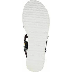 Laura Vita Sandalen Plateau-Sandaletten - Schwarz/weiß -CELENA-Shop 24213636 07