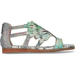 Laura Vita Sandalen Schaftsandaletten - Grün/blau -CELENA-Shop 24300626 04