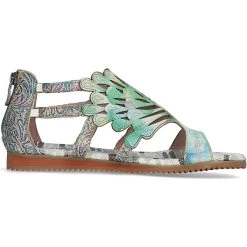 Laura Vita Sandalen Schaftsandaletten - Grün/blau -CELENA-Shop 24300626 07