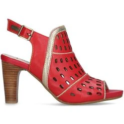 Laura Vita Sandalen Schaftsandaletten - Rot -CELENA-Shop 24300655 04