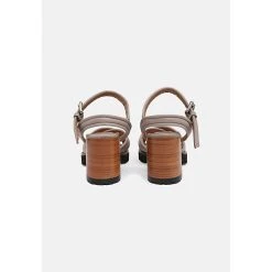 Shabbies Amsterdam Sandalette Aus Nappaleder Plateau-Sandaletten - Taupe -CELENA-Shop 24347276 03
