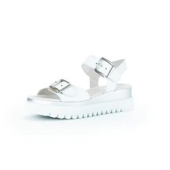 Gabor Plateau Sandale Plateau-Sandaletten - Weiß