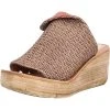 A.S.98 Pantolette Keilsandaletten - Cognac