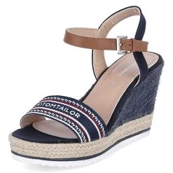 Tom Tailor Keilsandaletten Klassische Sandaletten - Blau 10 Tom Tailor Keilsandaletten Klassische Sandaletten - Blau -CELENA-Shop 25638482 02