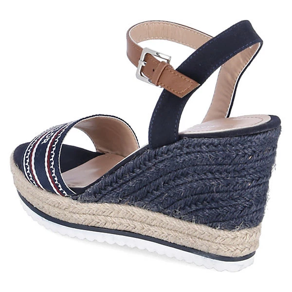 Tom Tailor Keilsandaletten Klassische Sandaletten - Blau 5 Tom Tailor Keilsandaletten Klassische Sandaletten - Blau – Bild 3