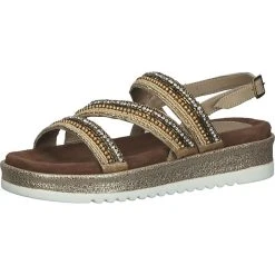 Lazamani Sandalen Plateau-Sandaletten - Beige