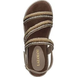Lazamani Sandalen Plateau-Sandaletten - Beige -CELENA-Shop 25640610 06