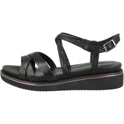 Tamaris 1-28277-28 Keilsandale Damen Keilsandaletten - Schwarz