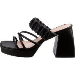 Ambellis Trendy Plateau Mules - Schwarz -CELENA-Shop 27109163 03