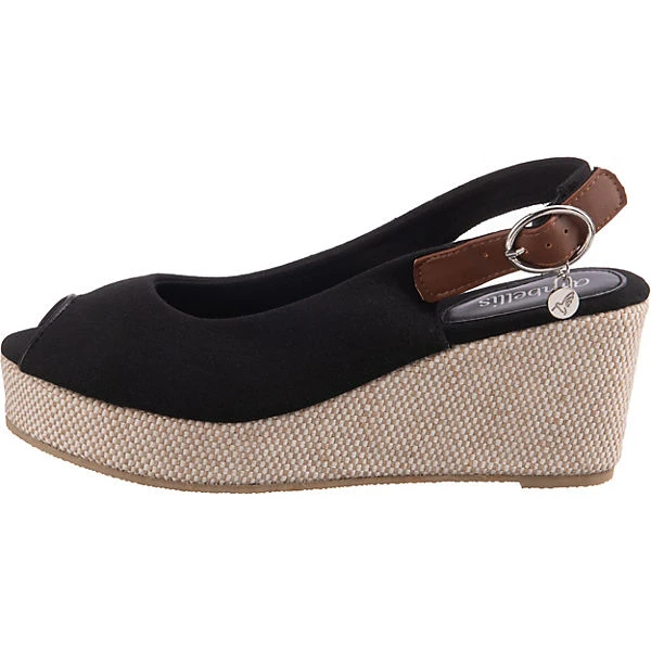 Ambellis Peeptoe Keilsandaletten 5 Ambellis Peeptoe Keilsandaletten – Bild 3