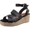 Ambellis Plateau-Sandaletten - Schwarz -CELENA-Shop 27215094 01