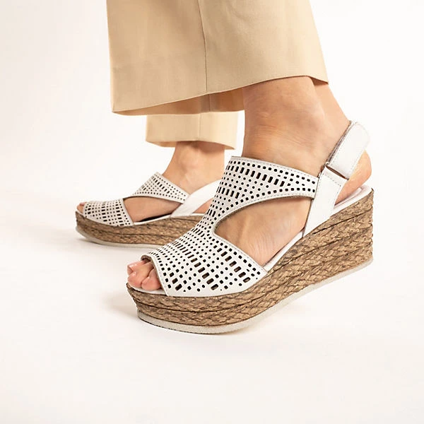 Andrea Conti Keilsandaletten 4 Andrea Conti Keilsandaletten – Bild 2