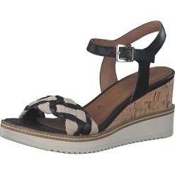 Tamaris Keilsandaletten - Dunkelblau