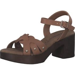 Tamaris Riemchensandaletten - Cognac