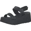 Tamaris Plateau-Sandaletten - Schwarz 1 Tamaris Plateau-Sandaletten - Schwarz -CELENA-Shop 27473484 01