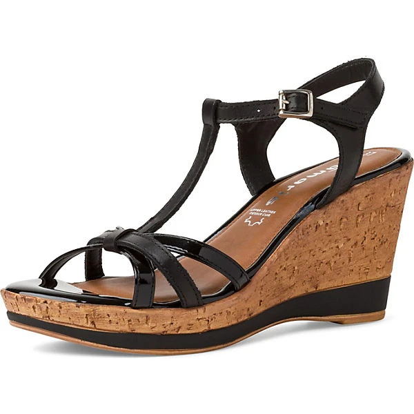 Tamaris Keilsandaletten - Schwarz 3 Tamaris Keilsandaletten - Schwarz