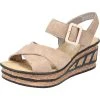 Rieker Keilsandaletten - Beige -CELENA-Shop 27478878 01
