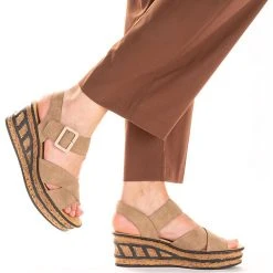 Rieker Keilsandaletten - Beige -CELENA-Shop 27478878 02