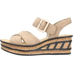 Rieker Keilsandaletten - Beige -CELENA-Shop 27478878 03