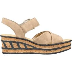 Rieker Keilsandaletten - Beige -CELENA-Shop 27478878 05