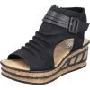 Rieker Keilsandaletten - Schwarz -CELENA-Shop 27478881 01