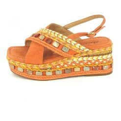 Alma En Pena Sandalette Tejus Klassische Sandaletten - Orange -CELENA-Shop 27706004 04