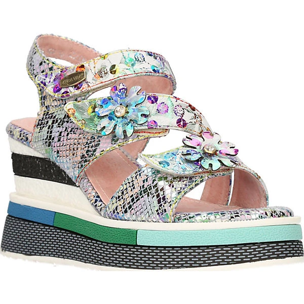 Laura Vita Dacddyo 07 Keilsandaletten - Mehrfarbig 3 Laura Vita Dacddyo 07 Keilsandaletten - Mehrfarbig