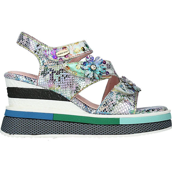 Laura Vita Dacddyo 07 Keilsandaletten - Mehrfarbig 4 Laura Vita Dacddyo 07 Keilsandaletten - Mehrfarbig – Bild 2