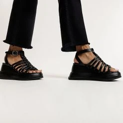 A.S.98 Reale Keilsandaletten - Schwarz -CELENA-Shop 28197941 02