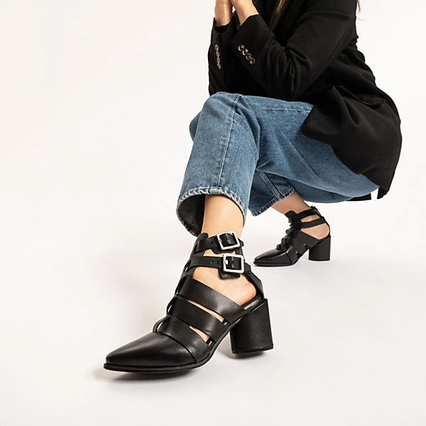 A.S.98 Klassische Sandaletten - Schwarz 4 A.S.98 Klassische Sandaletten - Schwarz – Bild 2