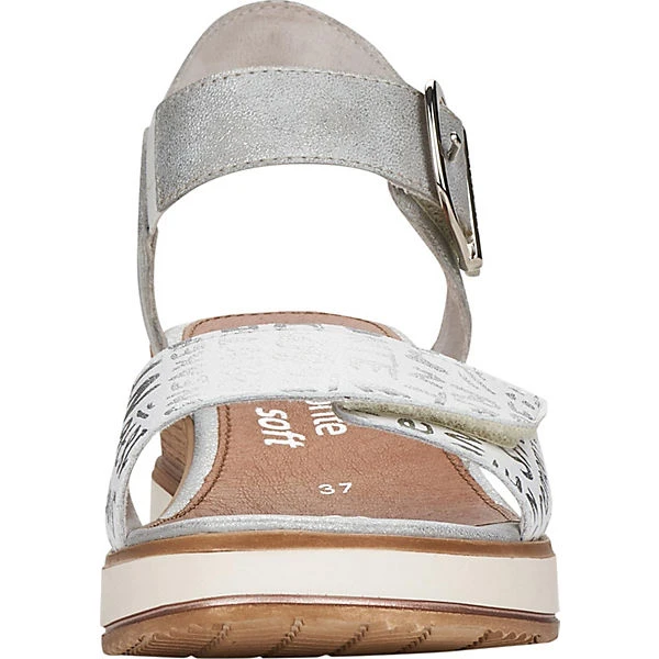 Remonte D6455-90 Keilsandaletten - Silber/weiß 6 Remonte D6455-90 Keilsandaletten - Silber/weiß – Bild 4