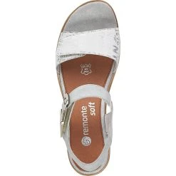 Remonte D6455-90 Keilsandaletten - Silber/weiß 16 Remonte D6455-90 Keilsandaletten - Silber/weiß -CELENA-Shop 28255103 07