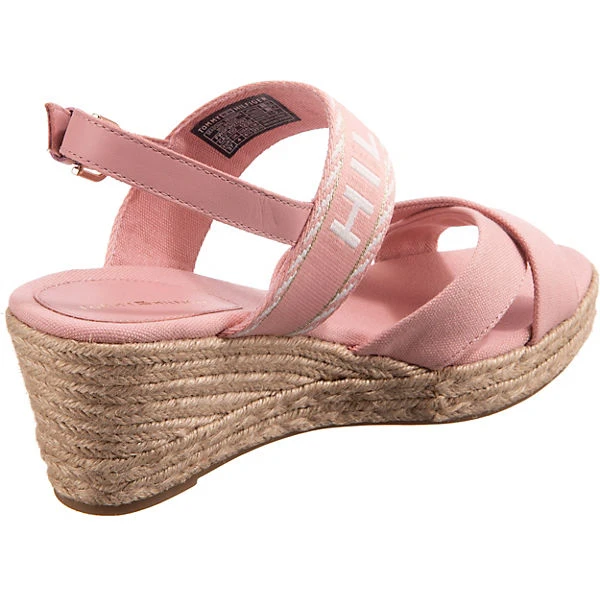 Tommy Hilfiger Keilsandaletten - Rosa 6 Tommy Hilfiger Keilsandaletten - Rosa – Bild 4