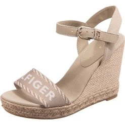 Tommy Hilfiger Keilsandaletten - Creme