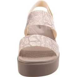 Crocs Brooklynsnakelowwdg Plateau-Sandaletten - Beige 12 Crocs Brooklynsnakelowwdg Plateau-Sandaletten - Beige -CELENA-Shop 28300234 04