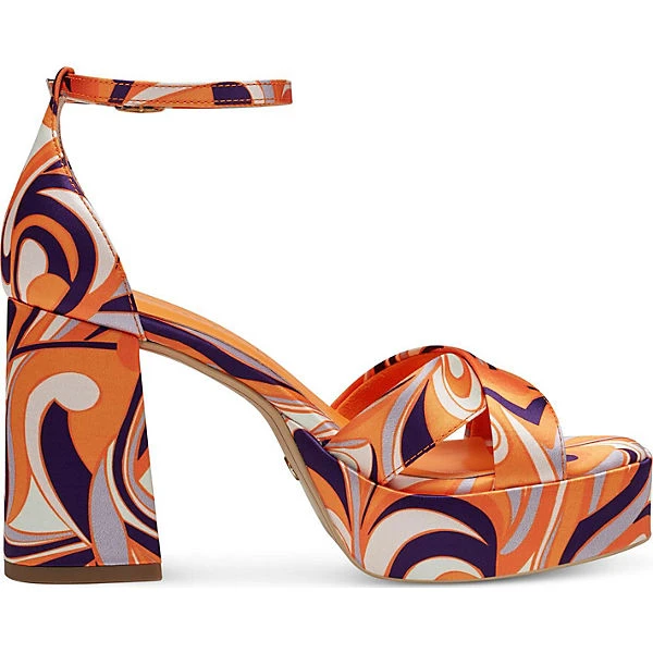 Tamaris Plateau-Sandaletten - Orange-kombi 5 Tamaris Plateau-Sandaletten - Orange-kombi – Bild 3