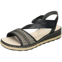 Rieker Sandaletten Klassische Sandaletten - Schwarz