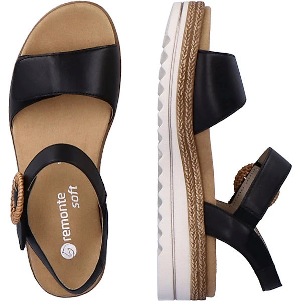 Remonte Sandalen Riemchensandaletten - Schwarz 5 Remonte Sandalen Riemchensandaletten - Schwarz – Bild 3