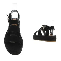 Ital-Design Plateausandaletten Schnalle, Flach, Riemen -CELENA-Shop 29228377 03