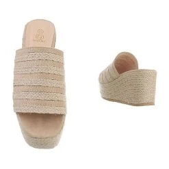 Ital-Design Plateausandaletten , Keilabsatz/Wedge, Offene Ferse -CELENA-Shop 29229496 03