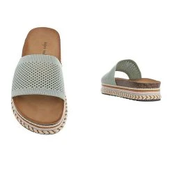 Ital-Design Plateausandaletten , Flach, Perforiert, Offene Ferse -CELENA-Shop 29245271 03