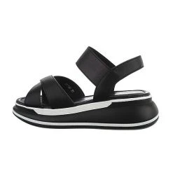 Ital-Design Plateausandaletten , Keilabsatz/Wedge, Riemen