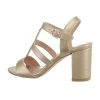Ital-Design Sandalen & Sandaletten Schnalle, Blockabsatz, Metallisch, Riemen -CELENA-Shop 29247108 01