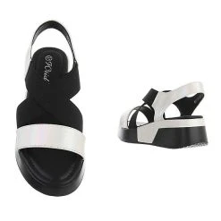 Ital-Design Plateausandaletten , Keilabsatz/Wedge, Riemen -CELENA-Shop 29247139 03