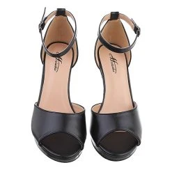 Ital-Design Sandalen & Sandaletten Schnalle, Blockabsatz, Metallisch, Riemen -CELENA-Shop 29347697 04