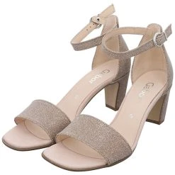 Gabor Damen Riemchensandalen Sandalette Fußbett Bequem Freizeit Veloursleder Uni Riemchensandalen -CELENA-Shop 29464016 10