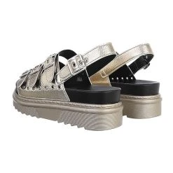 Ital-Design Plateausandaletten Knöchelriemen, Flach, Riemen -CELENA-Shop 29893393 02