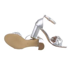 Ital-Design Sandalen & Sandaletten Knöchelriemen, Blockabsatz, Geflochten -CELENA-Shop 29893416 02